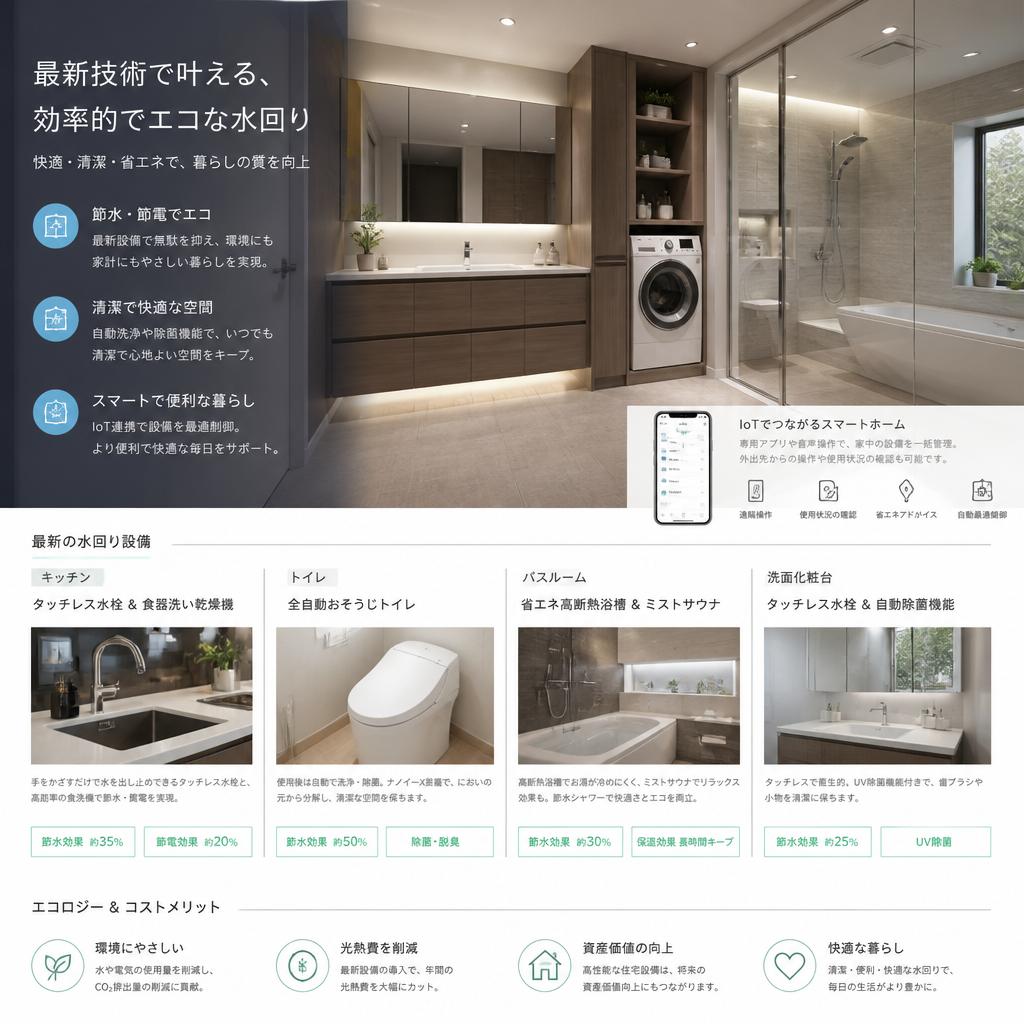 最新の住宅設備をご紹介